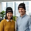 Custom Faux Cashmere Beanies | https://www.bestnamebadges.com