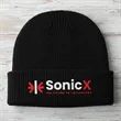 Custom Faux Cashmere Beanies | https://www.bestnamebadges.com