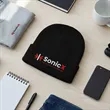 Custom Faux Cashmere Beanies | https://www.bestnamebadges.com
