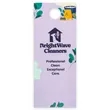 10.5" X 4.25" Door Hanger With Slits For Business Card | https://www.bestnamebadges.com