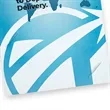 10.5" X 4.25" Door Hanger With Slits For Business Card | https://www.bestnamebadges.com