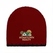 Custom Cuffless Beanies | https://www.bestnamebadges.com