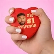 Custom Candy Heart Stress Balls | https://www.bestnamebadges.com