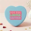 Custom Candy Heart Stress Balls | https://www.bestnamebadges.com