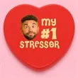 Custom Candy Heart Stress Balls | https://www.bestnamebadges.com