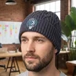 Custom Cable Knit Beanies | https://www.bestnamebadges.com