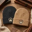 Custom Waffle Cuffed Beanies | https://www.bestnamebadges.com