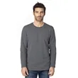 Threadfast Apparel Unisex Ultimate CVC Long-Sleeve T-Shirt | https://www.bestnamebadges.com