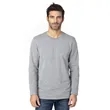 Threadfast Apparel Unisex Ultimate CVC Long-Sleeve T-Shirt | https://www.bestnamebadges.com