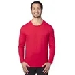 Threadfast Apparel Unisex Ultimate CVC Long-Sleeve T-Shirt | https://www.bestnamebadges.com