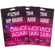 2.5" Square X 1 Button Packs | https://www.bestnamebadges.com