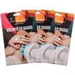 3" Square X 1 Button Packs | https://www.bestnamebadges.com