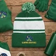 Custom Two-Tone Knit Pom Beanies | https://www.bestnamebadges.com