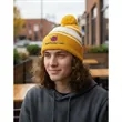Custom Two-Tone Knit Pom Beanies | https://www.bestnamebadges.com