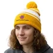 Custom Two-Tone Knit Pom Beanies | https://www.bestnamebadges.com