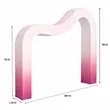 3D Wave Shaped Arch Backdrop | https://www.bestnamebadges.com