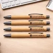 Ballpoint Bamboo Pens | https://www.bestnamebadges.com