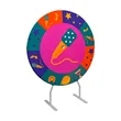 Round Shaped Backdrop | https://www.bestnamebadges.com