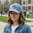 Custom Plush Baseball Hats | https://www.bestnamebadges.com