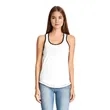 Next Level Apparel Ladies' Ideal Colorblock Racerback Tank | https://www.bestnamebadges.com
