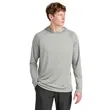 A4 Cooling Performance Long Sleeve Hooded Tee | https://www.bestnamebadges.com