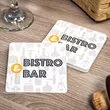 Paper Coasters - 3.5" Square | https://www.bestnamebadges.com