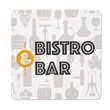 Paper Coasters - 3.5" Square | https://www.bestnamebadges.com