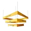 Tiered Square Hanging Sign | https://www.bestnamebadges.com
