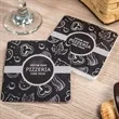 Paper Coasters - 4" Square | https://www.bestnamebadges.com