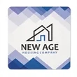Paper Coasters - 4" Square | https://www.bestnamebadges.com