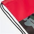 Colored Camo Drawstring Tote Bags | https://www.bestnamebadges.com