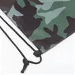 Simply Camo Drawstring Tote Bags | https://www.bestnamebadges.com