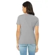 Bella + Canvas Ladies' Relaxed Heather CVC Short-Sleeve T... | https://www.bestnamebadges.com