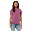 Bella + Canvas Ladies' Relaxed Heather CVC Short-Sleeve T... | https://www.bestnamebadges.com