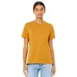 Bella + Canvas Ladies' Relaxed Heather CVC Short-Sleeve T... | https://www.bestnamebadges.com