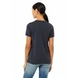 Bella + Canvas Ladies' Relaxed Heather CVC Short-Sleeve T... | https://www.bestnamebadges.com