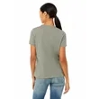 Bella + Canvas Ladies' Relaxed Heather CVC Short-Sleeve T... | https://www.bestnamebadges.com