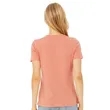 Bella + Canvas Ladies' Relaxed Heather CVC Short-Sleeve T... | https://www.bestnamebadges.com