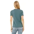 Bella + Canvas Ladies' Relaxed Heather CVC Short-Sleeve T... | https://www.bestnamebadges.com