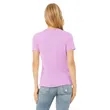 Bella + Canvas Ladies' Relaxed Heather CVC Short-Sleeve T... | https://www.bestnamebadges.com