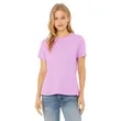 Bella + Canvas Ladies' Relaxed Heather CVC Short-Sleeve T... | https://www.bestnamebadges.com