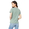 Bella + Canvas Ladies' Relaxed Heather CVC Short-Sleeve T... | https://www.bestnamebadges.com