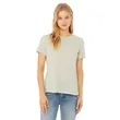 Bella + Canvas Ladies' Relaxed Heather CVC Short-Sleeve T... | https://www.bestnamebadges.com