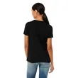 Bella + Canvas Ladies' Relaxed Heather CVC Short-Sleeve T... | https://www.bestnamebadges.com