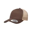 Yupoong Adult Retro Trucker Cap | https://www.bestnamebadges.com