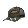 Yupoong Adult Retro Trucker Cap | https://www.bestnamebadges.com