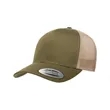 Yupoong Adult Retro Trucker Cap | https://www.bestnamebadges.com