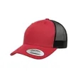Yupoong Adult Retro Trucker Cap | https://www.bestnamebadges.com