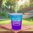16oz Color Changing Stadium Cups | https://www.bestnamebadges.com