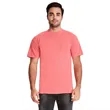 Next Level Apparel Adult Inspired Dye Crew With Pocket | https://www.bestnamebadges.com